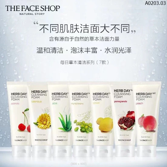 SỮA RỬA MẶT THEFACESHOP  CLEANSING FOAM sỉ 110k/set 2 hộp