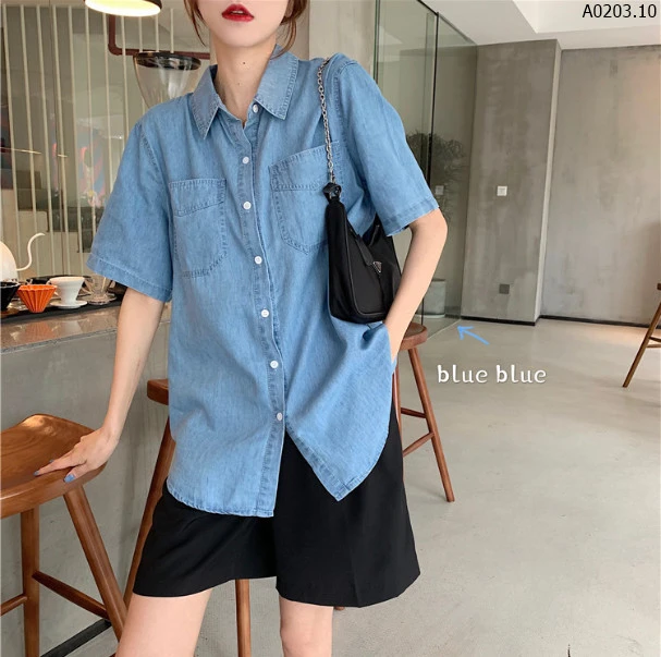 ÁO SƠ MI JEAN sỉ 128k/chiếc 