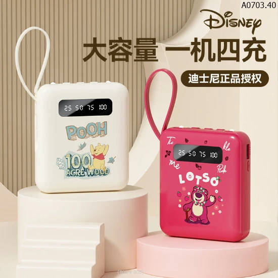 SẠC DỰ PHÒNG DISNEY sỉ 156k/chiếc