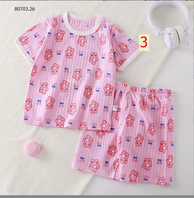 BỘ CỘC TAY COTTON BÉ - Sỉ Sz 73-100: 55k/bộ Sz 110-130: 65k/bộ