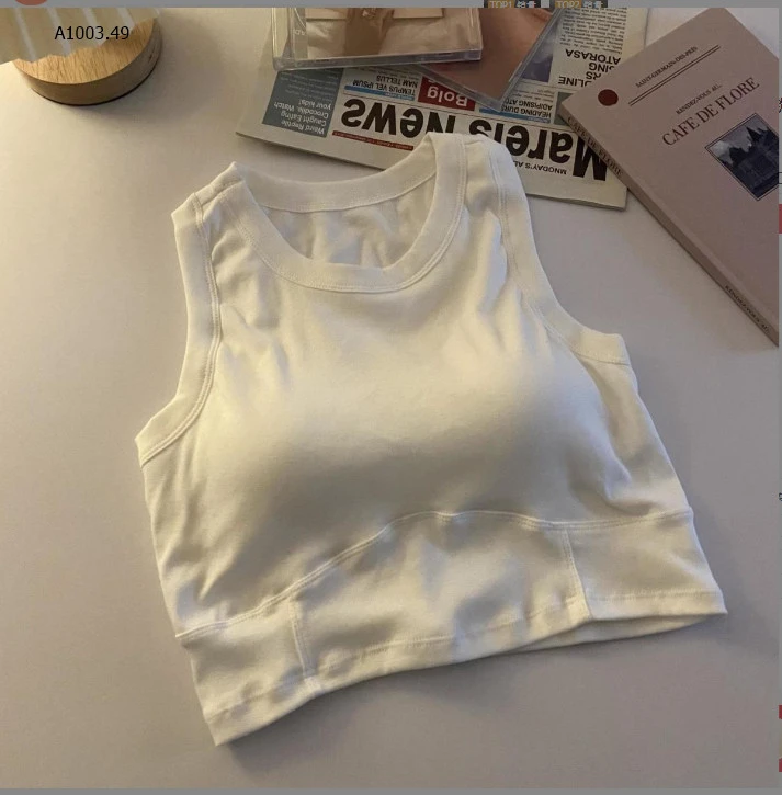 ÁO CROPTOP SÁT NÁCH KÈM BRA -sỉ 50k/chiếc