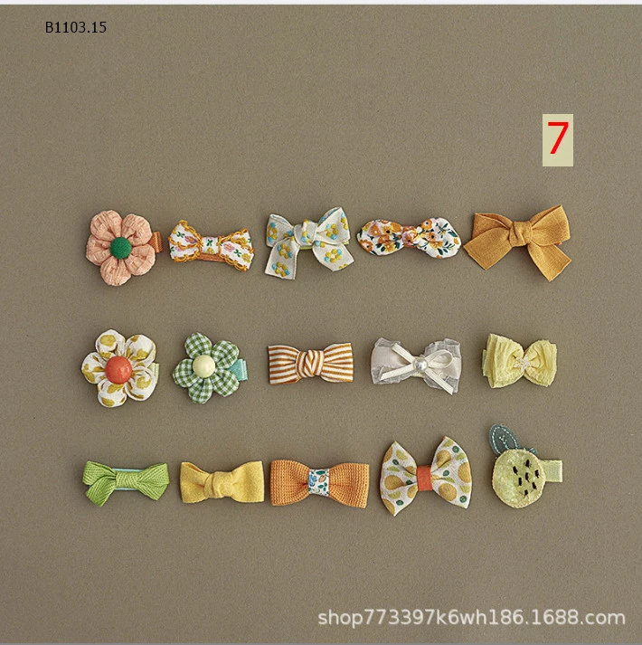 Set kẹp 15 món - Sỉ 75k/set 15 món