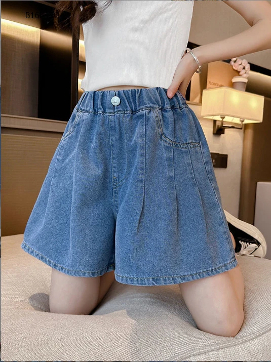 QUẦN SHORT JEAN ỐNG RỘNG CHO BÉ  - Sỉ 115k