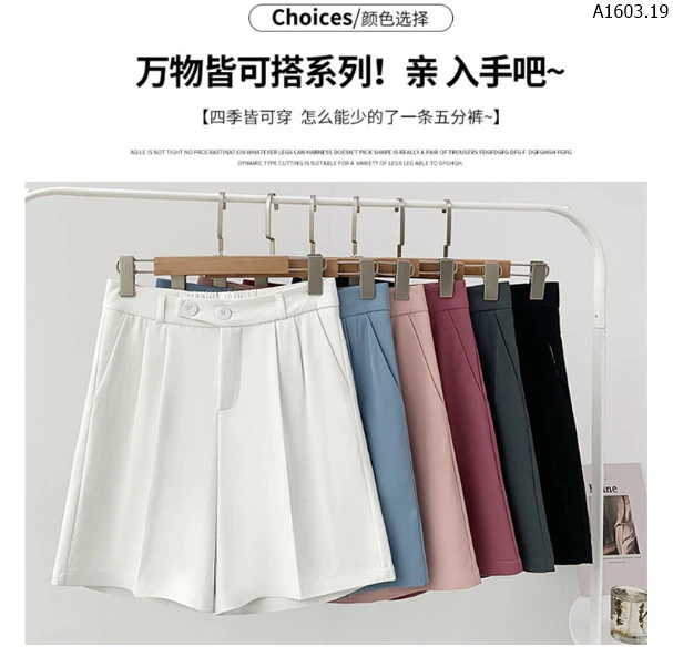 QUẦN SHORT VẢI NỮ sỉ 125k/chiếc