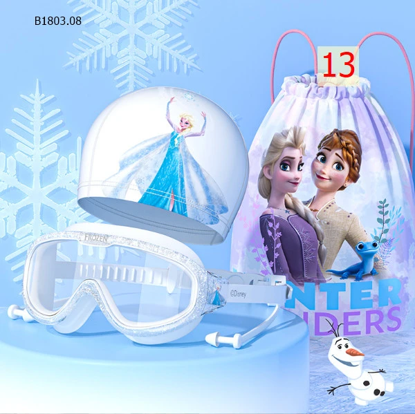 KÍNH KÈM MŨ BƠI DISNEY -sỉ Mẫu 1-9 : 123k/set            Mẫu 10-16 : 142k/set