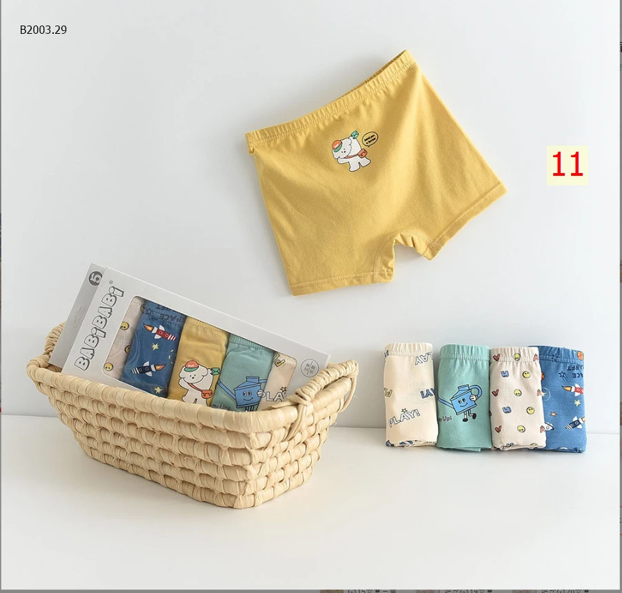 SET 5Q CHIP KHÁNG KHUẨN BÉ - Sỉ Sz 110-160: 125k/ set Sz 170-180: 130k/ set