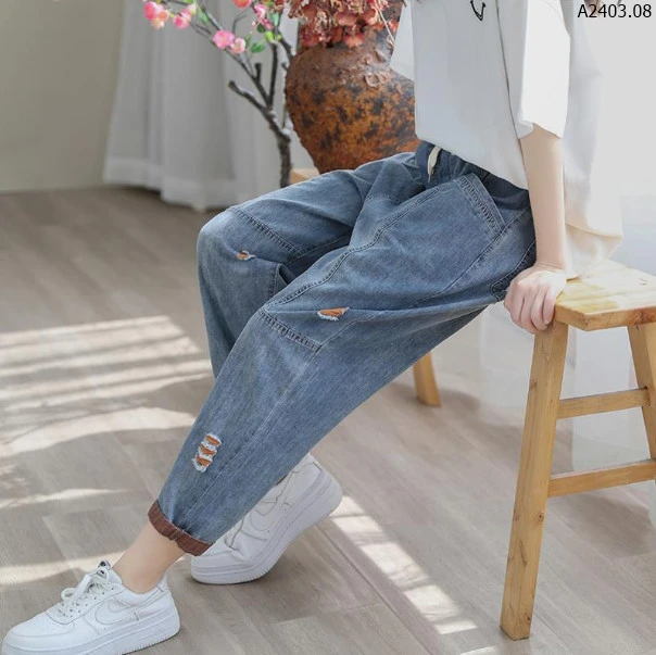 QUẦN BAGGY JEAN NỮ sỉ 155k