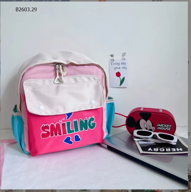 BALO VẢI  SMILING MIX MÀU  - Sỉ 120k