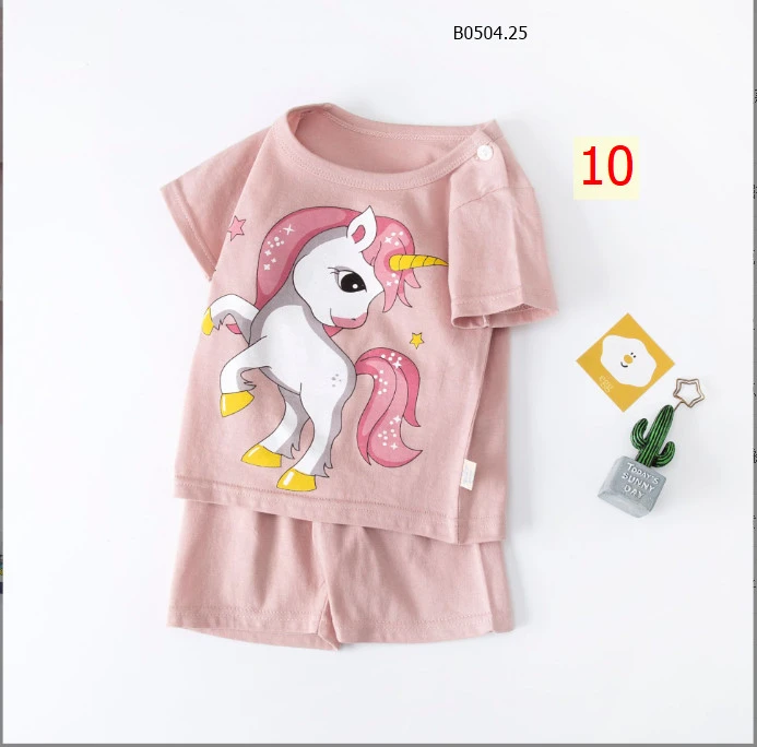 BST BỘ CỘC TAY CUTE CHO BÉ SZ NHỎ - Sỉ 70k