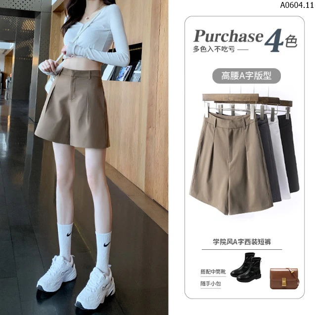 QUẦN SHORT  NỮ CẠP CAO Sỉ 95k