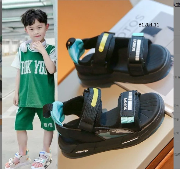 SANDAL ĐI HỌC BÉ TRAI HÃNG OLTO-sỉ  Sz 26-31 : 143k/đôi           Sz 32-37 : 153k/đôi