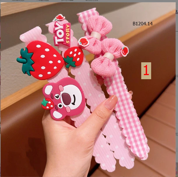 Set 3 băng đô dán tóc bé gái- Sỉ 30k/set