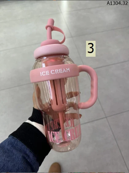 BÌNH NƯỚC ICE CREAM SIZE LỚN 1300ML sỉ 89k/bình