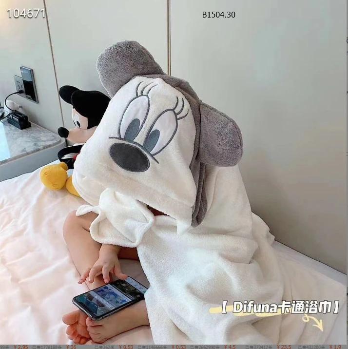 ÁO CHOÀNG MICKEY 2IN1 CHO BÉ -sỉ 85k/chiếc