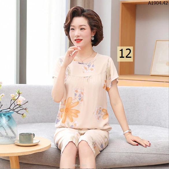 BỘ LANH COTTON HOA QCCC CHO BÀ/CHO MẸ HÔM NAY SALE GIẢM SỐCC CE ƠIIIII sỉ 115k/bộ