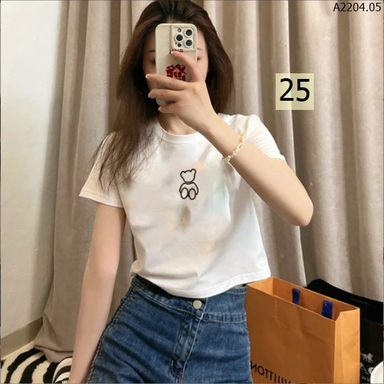 ÁO PHÔNG CROPTOP sỉ 112k/chiếc