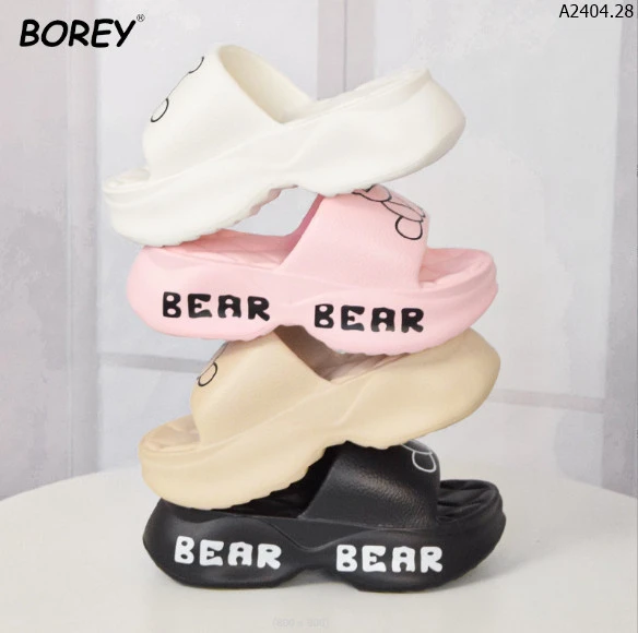 Dép gấu Cartoon Bear   sỉ 90k/đôi 