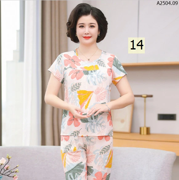 BỘ LANH COTTON HOA TẶNG MẸ sỉ 120k/bộ