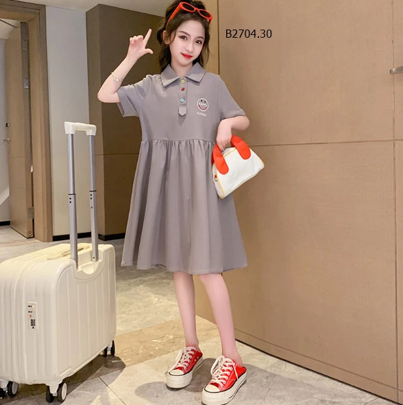 VÁY POLO BÉ GÁI SIZE ĐẠI - Sỉ 130k