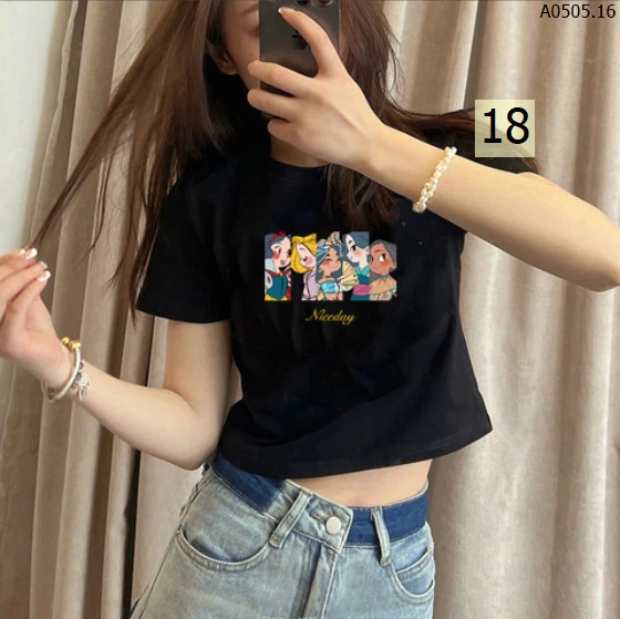 ÁO PHÔNG CROPTOP sỉ 110k/chiếc