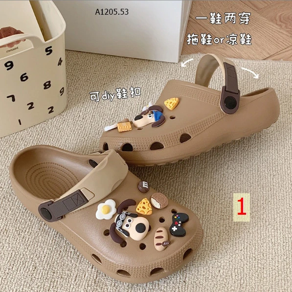 SỤC CROCS  CUTE PHOMAI QUE - sỉ 63k/đôi 