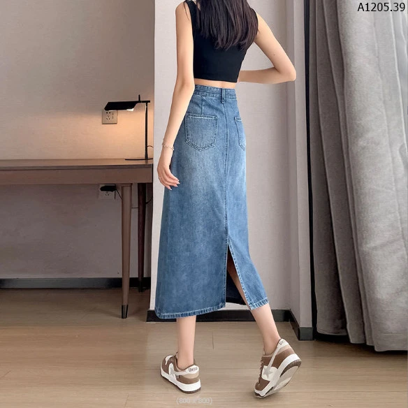 CHÂN VÁY JEANS DÁNG DÀI NỮ sỉ 138k/chiếc