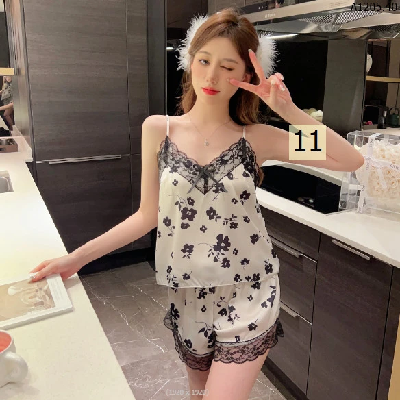 BỘ NGỦ 2 DÂY LỤA SIÊU SEXY CE ƠI sỉ 113k/bộ