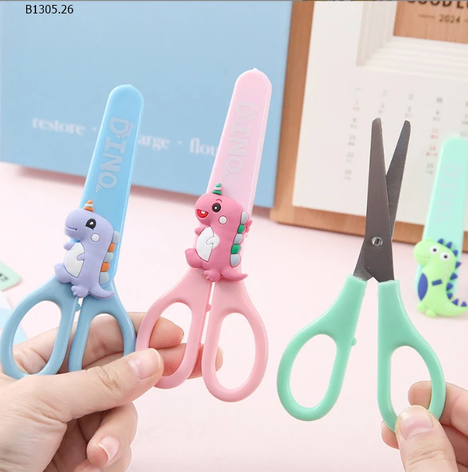 SET 3 KÉO CẮT CUTE CHO BÉ- sỉ 48k/set 3c mix màu như ảnh