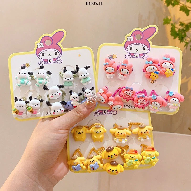 CHUN TÓC HOẠT HÌNH KUROMI - Sỉ 39k/set