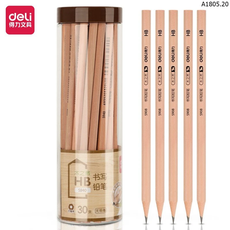 BÚT CHÌ DELI HB 30C sỉ 65k/set 30c