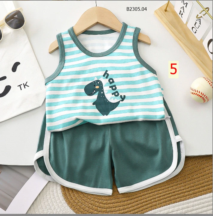 BỘ BA LỖ BÉ TRAI SIÊU CUTE  - sỉ Sz 73-100: 60k/b Sz 110-130: 70k/b