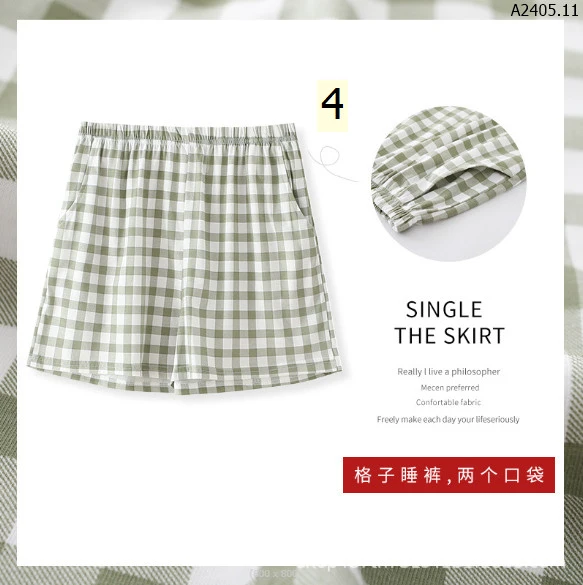 QUẦN SHORT KẺ sỉ 85k/chiếc