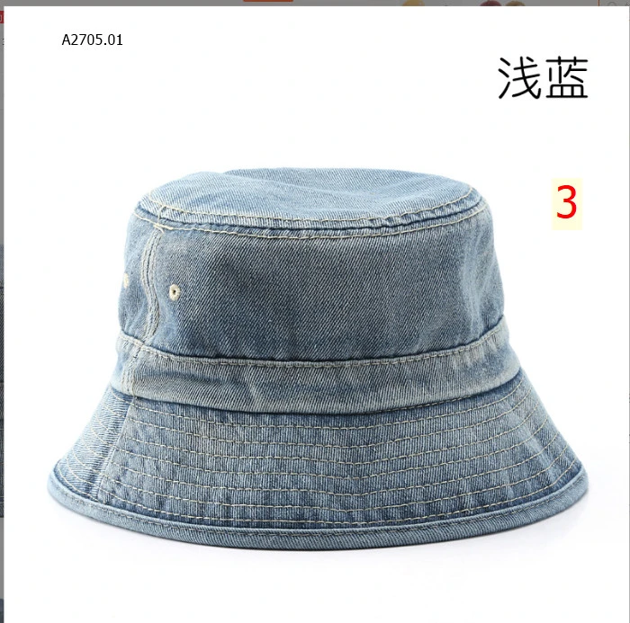 MŨ BUCKET JEAN-sỉ 87k/chiếc 