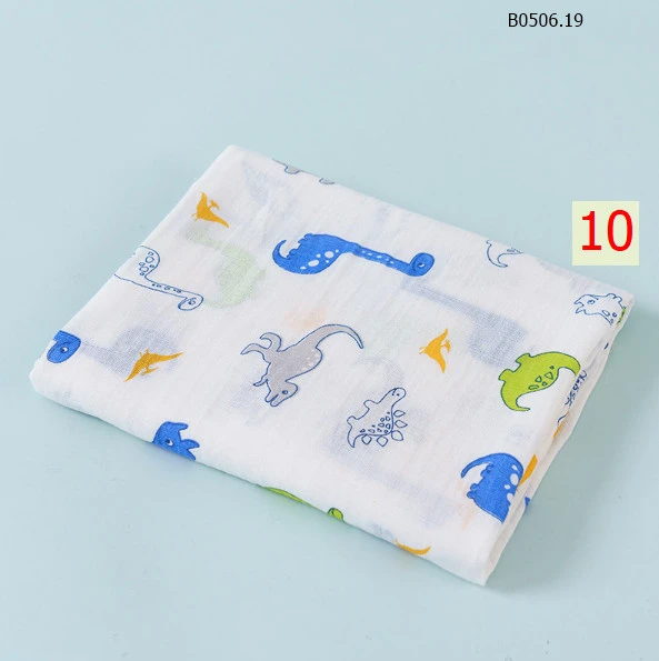 KHĂN TẮM SỢI TRE MUSLIN CHO BÉ  -  Sỉ 124k/set 3c chọn  màu