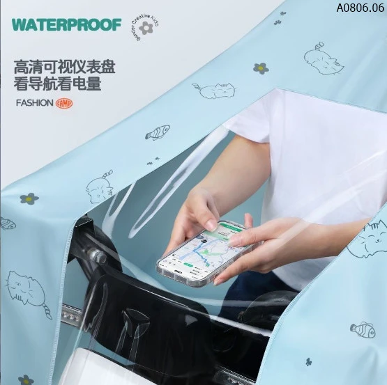 ÁO MƯA WATERPROOF TRÙM MẪU MỚI Sỉ 123k/chiếc