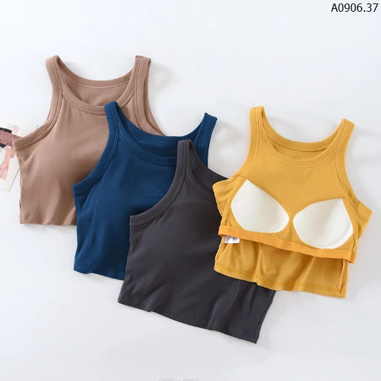 ÁO CROP BA LỖ KÈM BRA NHÌU MÀU sỉ 110k/chiếc