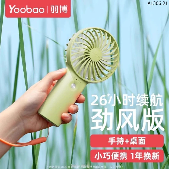 QUẠT MINI CẦM TAY YOOBAO sỉ 150k