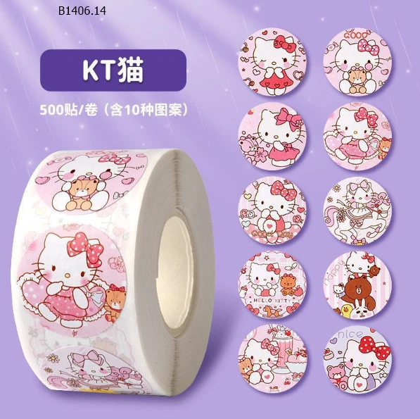 SET 6 CUỘN STICKER DÁN KUROMI-sỉ 59k/set 6 cuộn mix mẫu