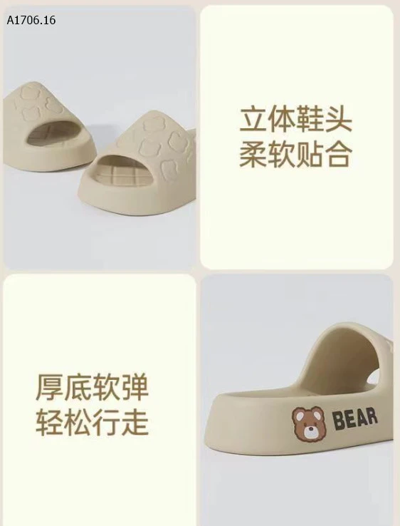 DÉP NHÀ BEAR  CHO NỮ -sỉ 50k/đôi 