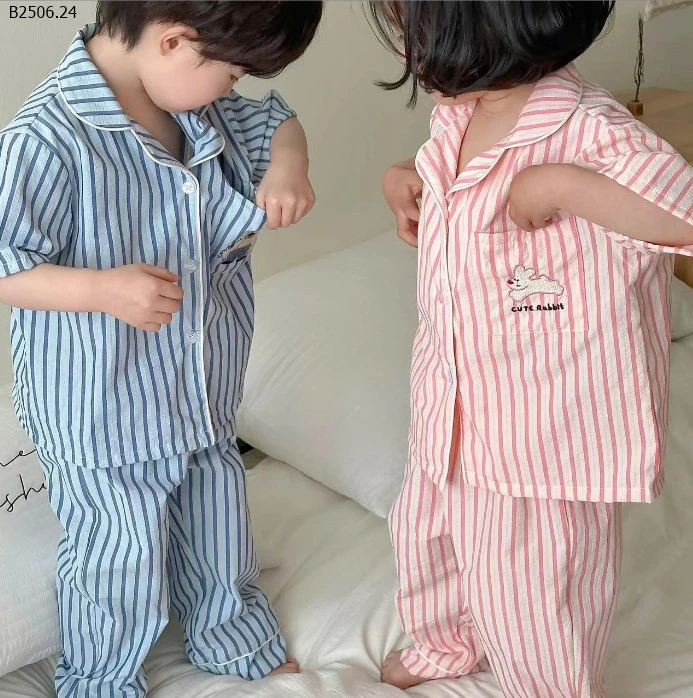 BỘ PIJAMA COUPLE CHO BÉ -sỉ  Quần cộc : 165k/bộ            Quần dài : 175k/bộ 