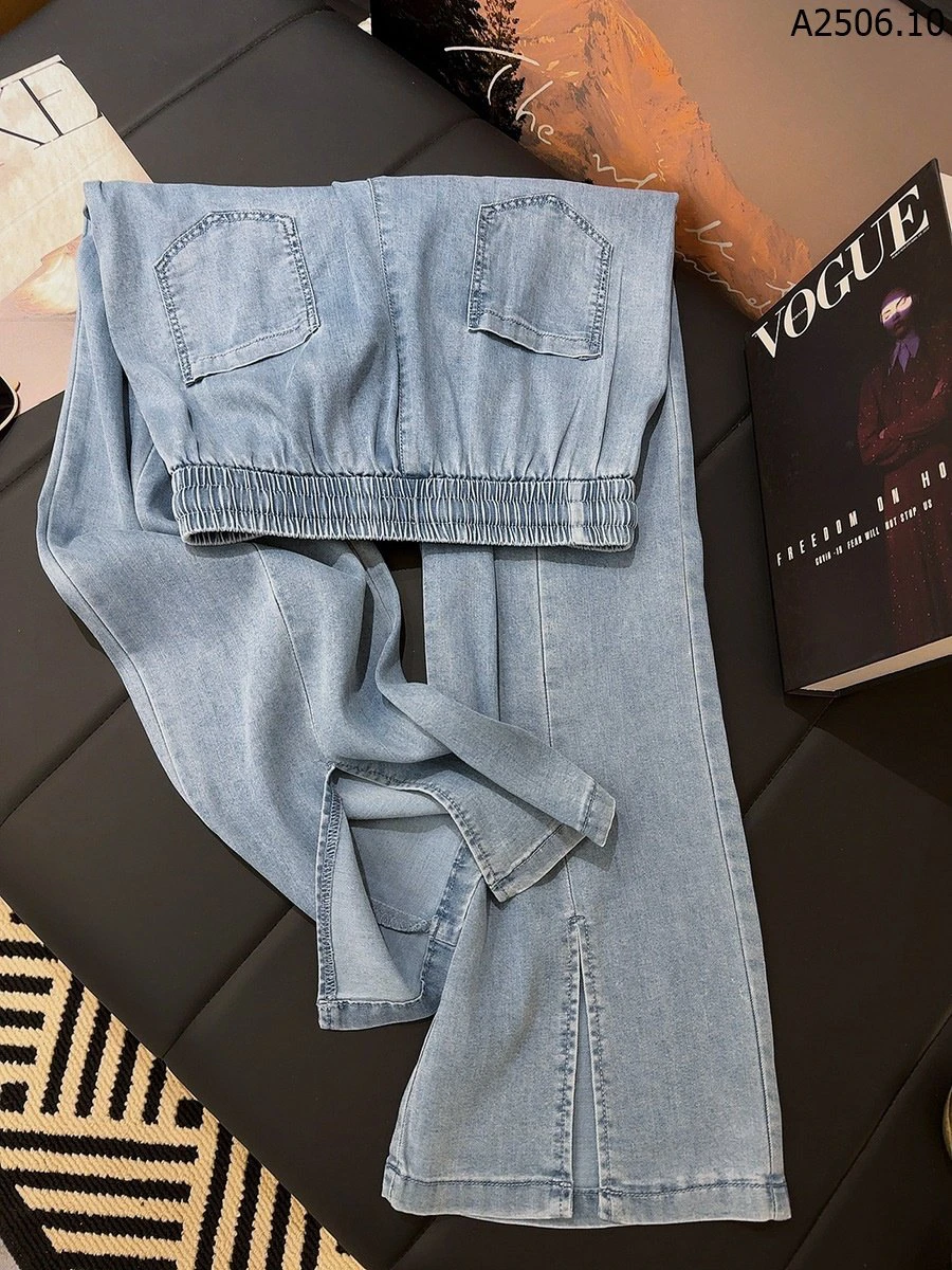 QUẦN DENIM XẺ GẤU ANNA sỉ 195k/chiếc 