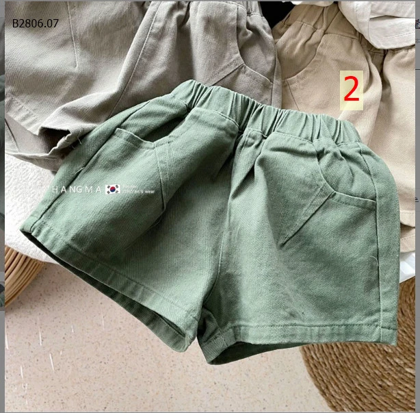 QUẦN SHORT CHO BÉ TRAI - Sỉ 95k