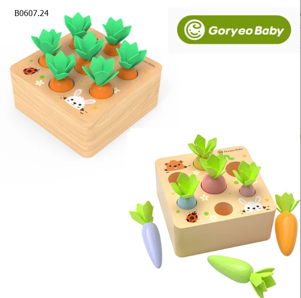 ĐỒ CHƠI MÔ PHỎNG KÉO VÀ NHÉT CÀ RỐT GORYEOBABY-sỉ 145k/bộ 