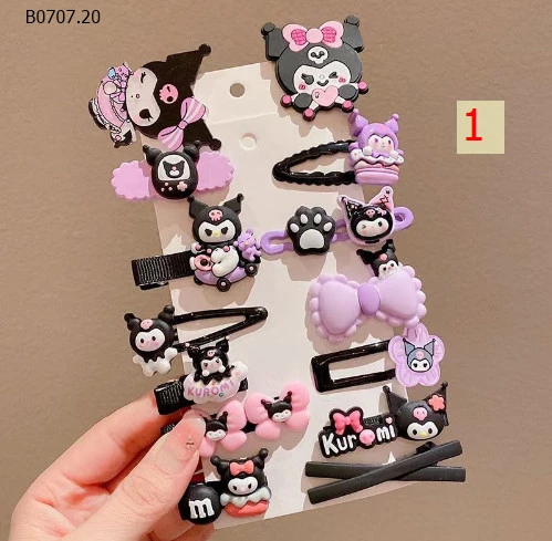 KẸP TÓC KUROMI-sỉ 37k/set