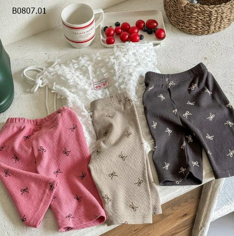 QUẦN LEGGING NƠ LỬNG BG ADBABY -sỉ 102k/chiếc 