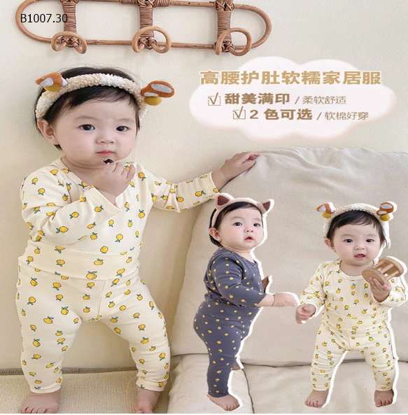 BỘ NGỦ COTTON DỄ THƯƠNG CHO BÉ -sỉ 95k/bộ 