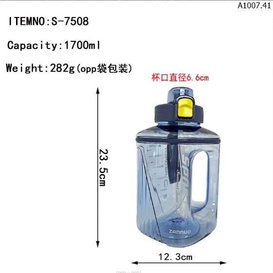 BÌNH NƯỚC 1.7L sỉ 97k/bình