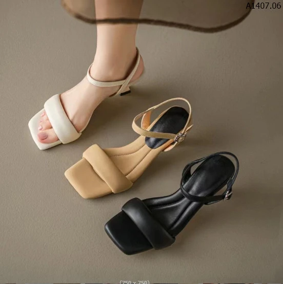 SANDAL CAO GÓT MŨI VUÔNG NỮ sỉ 180k