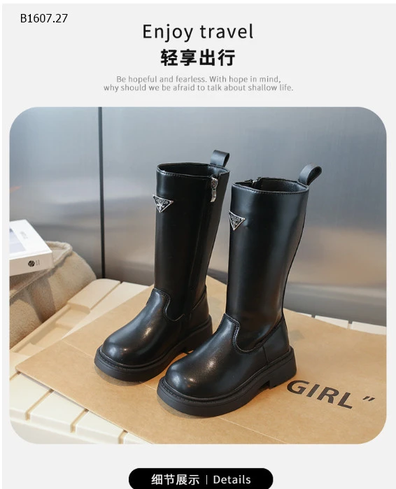 BOOT DA FASHIONS CHO BÉ-sỉ Size 22-26 : 180k           Size 27-31 : 190k