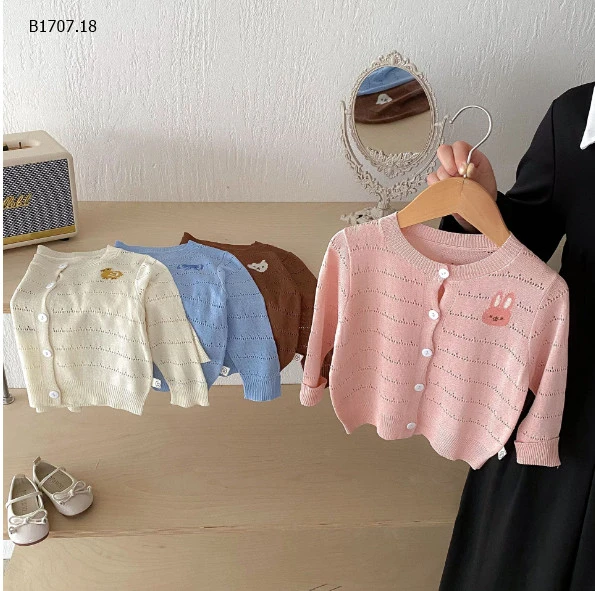 ÁO LEN CARDIGAN MỎNG CHO BÉ -sỉ 114k/chiếc 